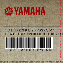 GFT-03KEY-PW-SM Original OEM YAMAHA