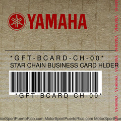 GFT-BCARD-CH-00 Original OEM YAMAHA