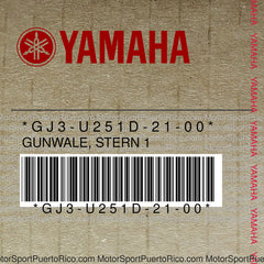 GJ3-U251D-21-00 Original OEM YAMAHA