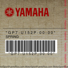 GP7-U152P-00-00 Original OEM YAMAHA