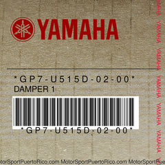 GP7-U515D-02-00 Original OEM YAMAHA