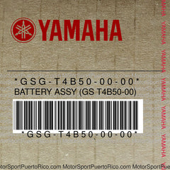 GSG-T4B50-00-00 Original OEM YAMAHA