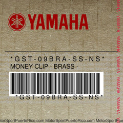 GST-09BRA-SS-NS Original OEM YAMAHA