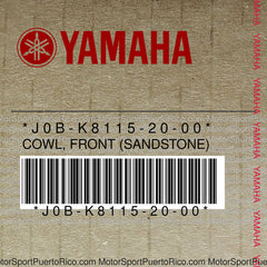 J0B-K8115-20-00 Original OEM YAMAHA