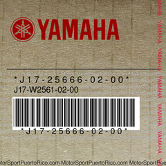 J17-25666-02-00 Original OEM YAMAHA