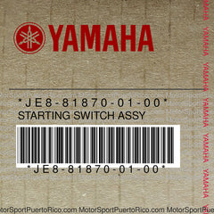 JE8-81870-01-00 Original OEM YAMAHA