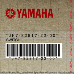 JF7-82817-22-00 Original OEM YAMAHA