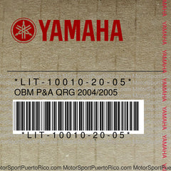 LIT-10010-20-05 Original OEM YAMAHA