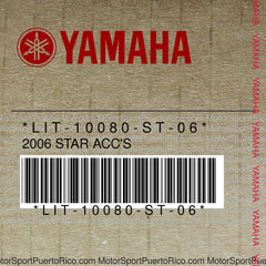 LIT-10080-ST-06 Original OEM YAMAHA