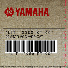 LIT-10080-ST-09 Original OEM YAMAHA