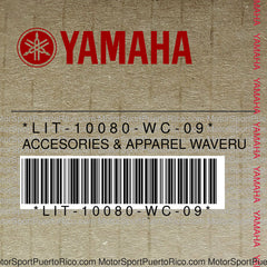 LIT-10080-WC-09 Original OEM YAMAHA