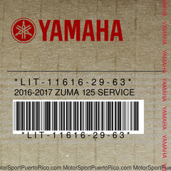 LIT-11616-29-63 Original OEM YAMAHA