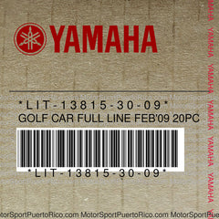 LIT-13815-30-09 Original OEM YAMAHA