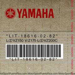 LIT-18616-02-82 Original OEM YAMAHA