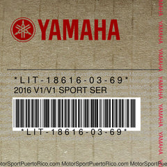 LIT-18616-03-69 Original OEM YAMAHA