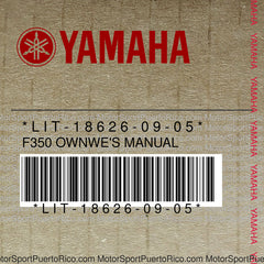 LIT-18626-09-05 Original OEM YAMAHA