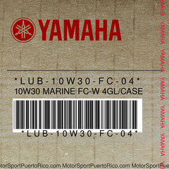 LUB-10W30-FC-04 Original OEM YAMAHA