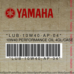 LUB-10W40-AP-04 Original OEM YAMAHA