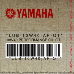 LUB-10W40-AP-QT Original OEM YAMAHA