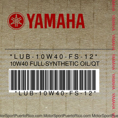 LUB-10W40-FS-12 Original OEM YAMAHA