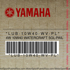 LUB-10W40-WV-PL Original OEM YAMAHA