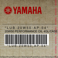 LUB-20W50-AP-04 Original OEM YAMAHA