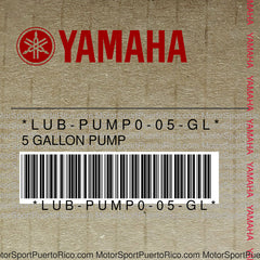 LUB-PUMP0-05-GL Original OEM YAMAHA