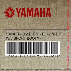 MAR-02BTY-BK-MD Original OEM YAMAHA