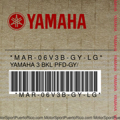 MAR-06V3B-GY-LG Original OEM YAMAHA