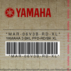 MAR-06V3B-RD-XL Original OEM YAMAHA