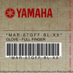 MAR-07GFF-BL-XX Original OEM YAMAHA