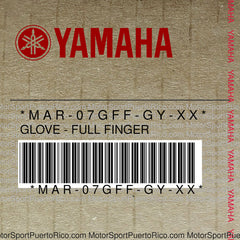 MAR-07GFF-GY-XX Original OEM YAMAHA