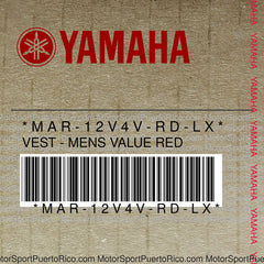 MAR-12V4V-RD-LX Original OEM YAMAHA