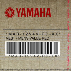 MAR-12V4V-RD-XX Original OEM YAMAHA