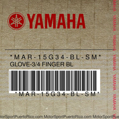 MAR-15G34-BL-SM Original OEM YAMAHA