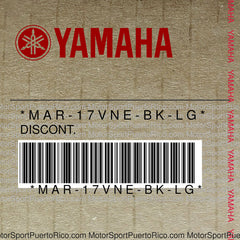 MAR-17VNE-BK-LG Original OEM YAMAHA