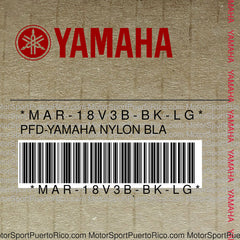 MAR-18V3B-BK-LG Original OEM YAMAHA