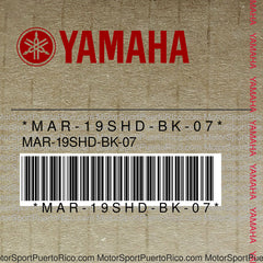 MAR-19SHD-BK-07 Original OEM YAMAHA