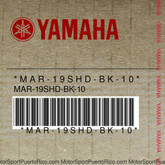 MAR-19SHD-BK-10 Original OEM YAMAHA