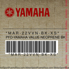 MAR-22VVN-BK-XS Original OEM YAMAHA