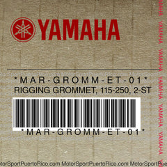 MAR-GROMM-ET-01 Original OEM YAMAHA