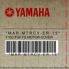 MAR-MTRCV-ER-15 Original OEM YAMAHA