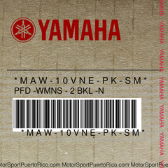 MAW-10VNE-PK-SM Original OEM YAMAHA