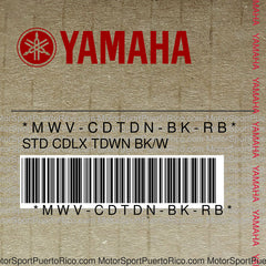 MWV-CDTDN-BK-RB Original OEM YAMAHA