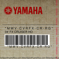 MWV-CVRFX-CR-RG Original OEM YAMAHA