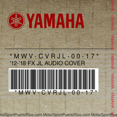 MWV-CVRJL-00-17 Original OEM YAMAHA