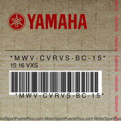 MWV-CVRVS-BC-15 Original OEM YAMAHA