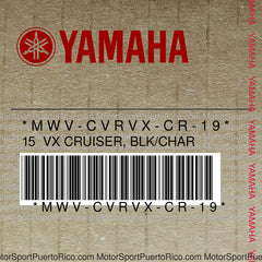 MWV-CVRVX-CR-19 Original OEM YAMAHA