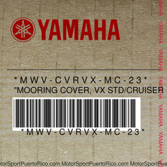 MWV-CVRVX-MC-23 Original OEM YAMAHA