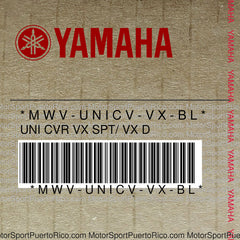 MWV-UNICV-VX-BL Original OEM YAMAHA